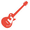icom van een gitaar